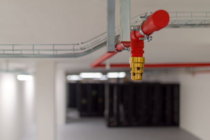 Fire Sprinkler System in a Commercial Building